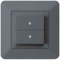 UP-Storenschalter kallysto.trend anthrazit mit 2 Funktionstasten Steckklemmen
