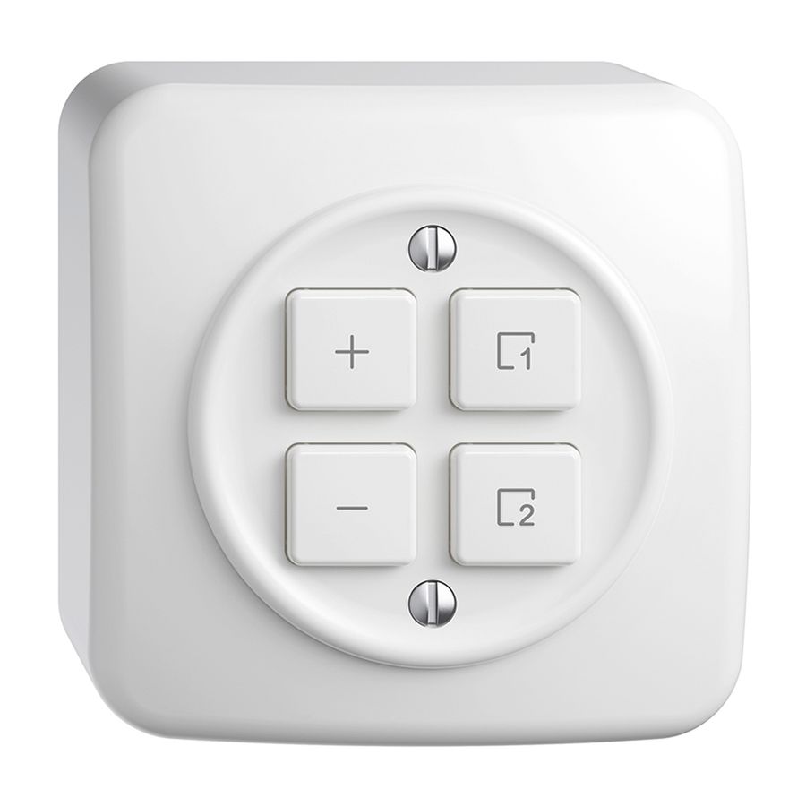 AP-Dimmer Uni-LED 1K/4T Szene WLAN Sdue Wiser weiss