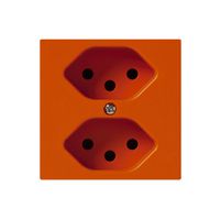 UP-Steckdose kallysto 2×T13 orange