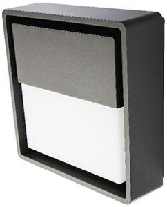 LED-Wandleuchte SG Frame Square 6W 300lm 830 IP66 DIM 240×240mm anthrazit