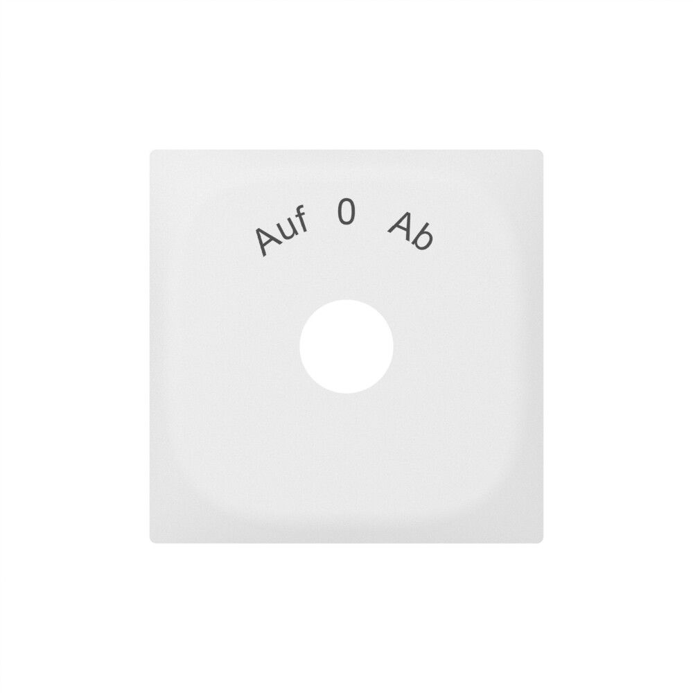 Plaque frontale SIDUS avec gravure blanc