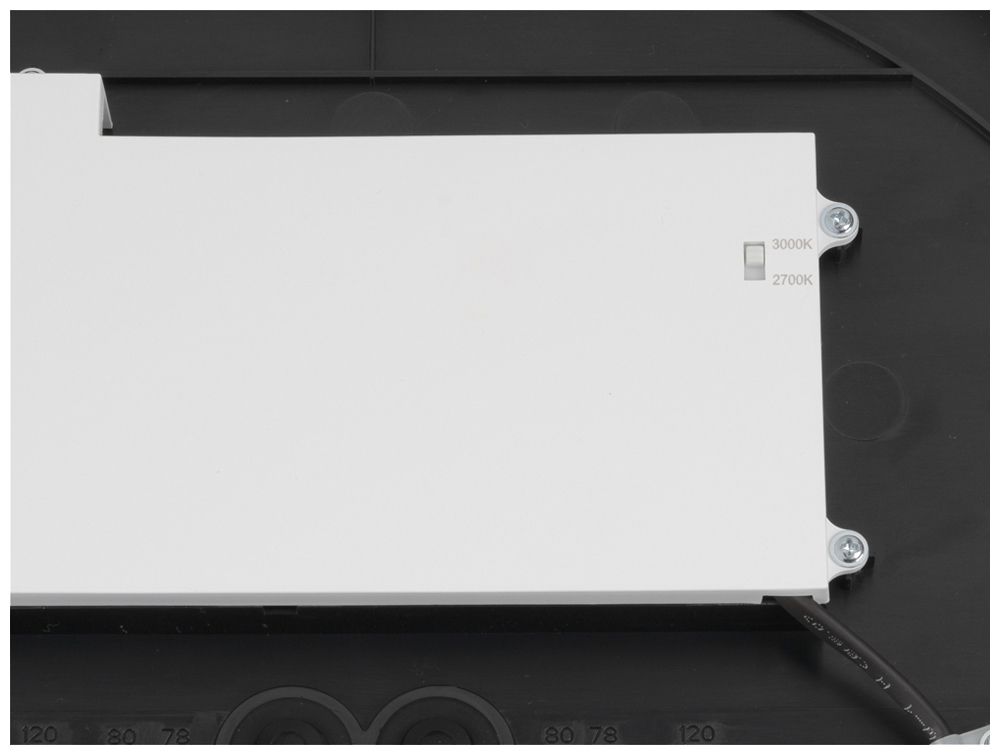 LED-Decken-/Wandleuchte SLV DECONA 42 23W 2260lm 927/930 IP44 DIM Ø420 schwarz