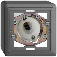 Signal lumineux AP EDIZIOdue gris foncé 7W, sans calotte plate