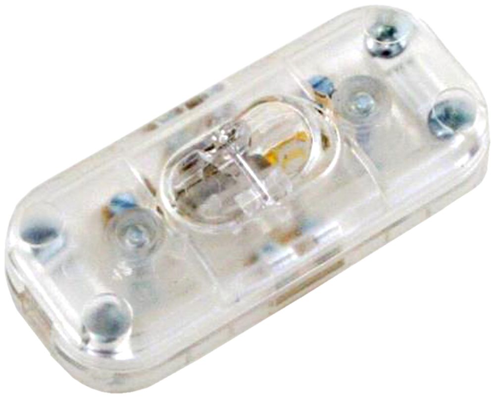 Interruttore di cordone Elektrogros per cavo piatto, trasparente