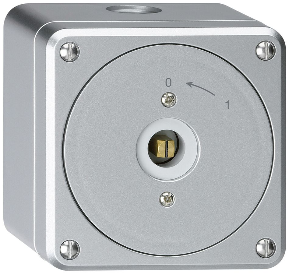 AP-Steckschlüsselschwenktaster robusto aluminium ohne Deckel 2P Vierkant