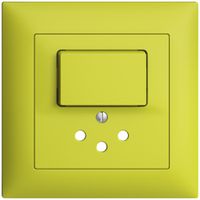 UP-Frontset EDIZIOdue lemon 88×88mm T12 mit Shutter