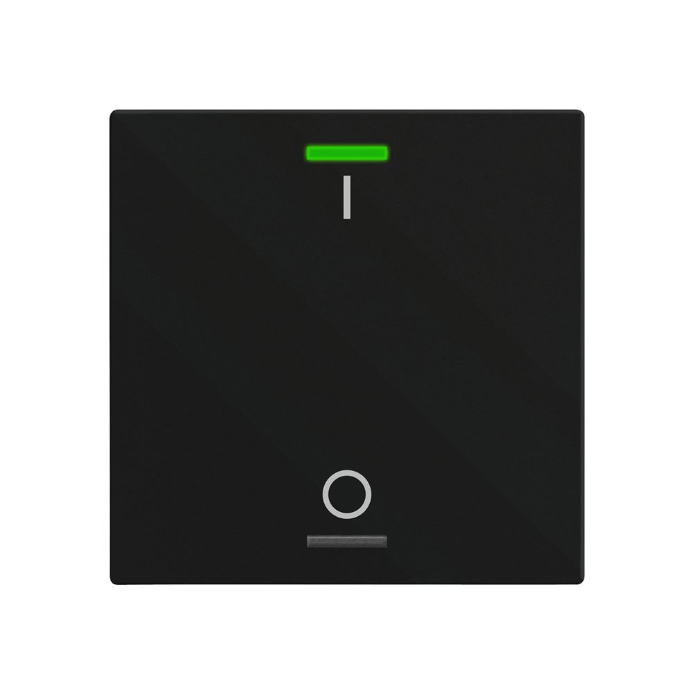 Poussoir KNX RGBW INC MDT BE-TAL600116.B1 1t/2a noir mat "I/O"