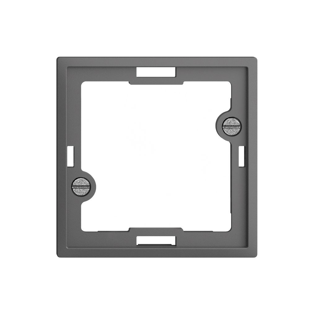 Frontplatte EDIZIOdue dunkelgrau für Signallampe flach