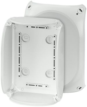 Boîte de dérivation AP Hensel KF H 10mm² sans bornes gris