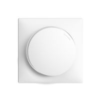 UP-Drehdimmer EDIZIOdue 40…600W beleuchtbar Phasenanschnitt weiss