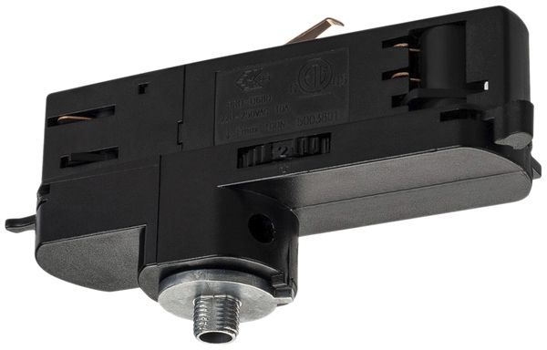 Leuchtenadapter SLV für AP-Stromschiene S-TRACK DALI 3-phasig schwarz