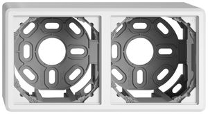 En-tête AP EDIZIO.liv SNAPFIX® 1×2 pour combinaisons au choix blanc
