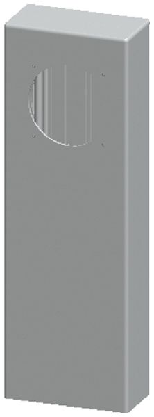 Anschlusssäule Ferratec MS10 Alu unbestückt EDIZIO due Loch 1×Ø65mm 100×50×300mm