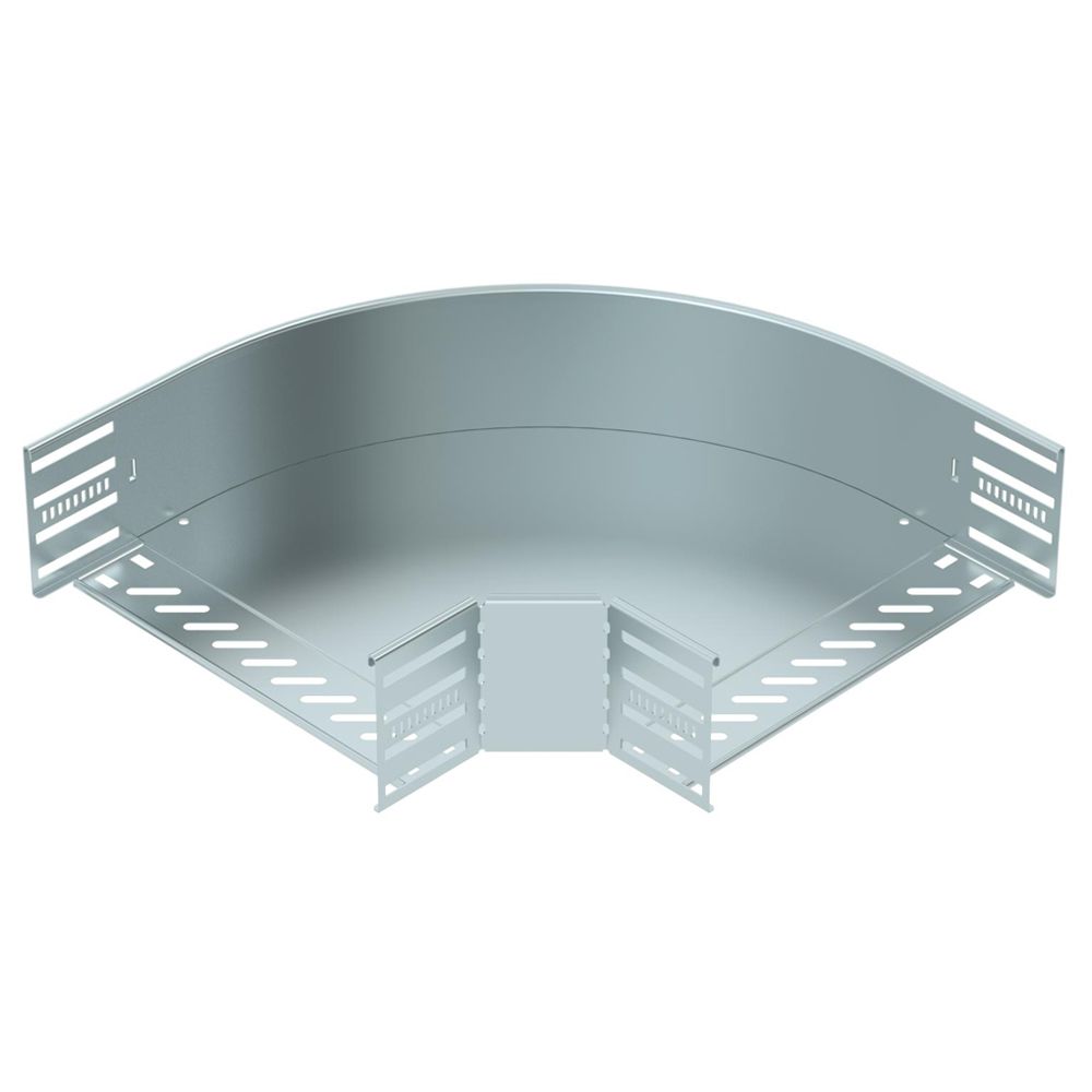 Bogen BET RB 90° 110×300mm Stahl bandverzinkt