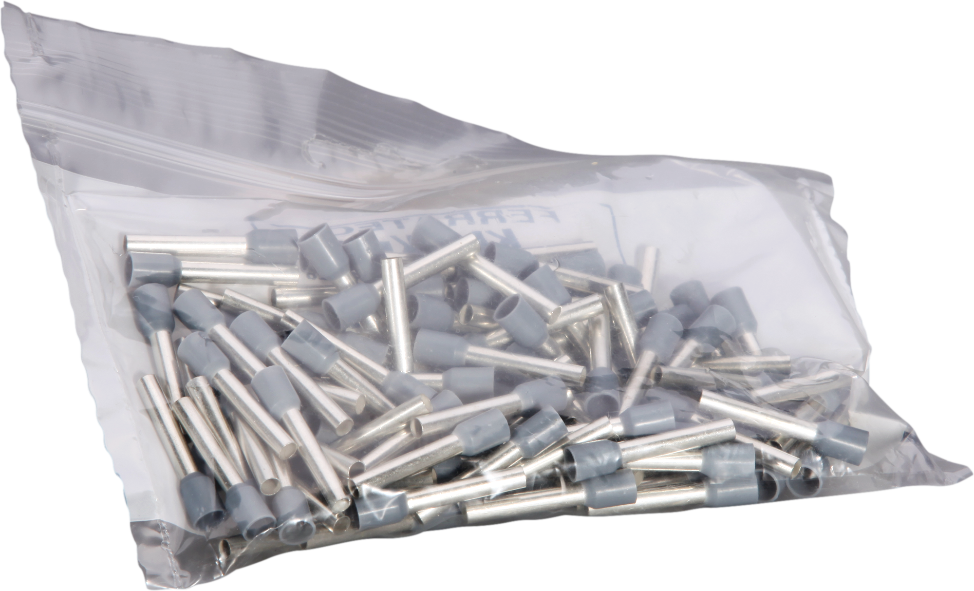 Capocorda tipo A isolato 4mm²/18mm grigio