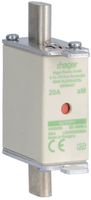 Fusibile HPC Hager DIN000 690VAC 20A aM segnalatore doppio inossidabile
