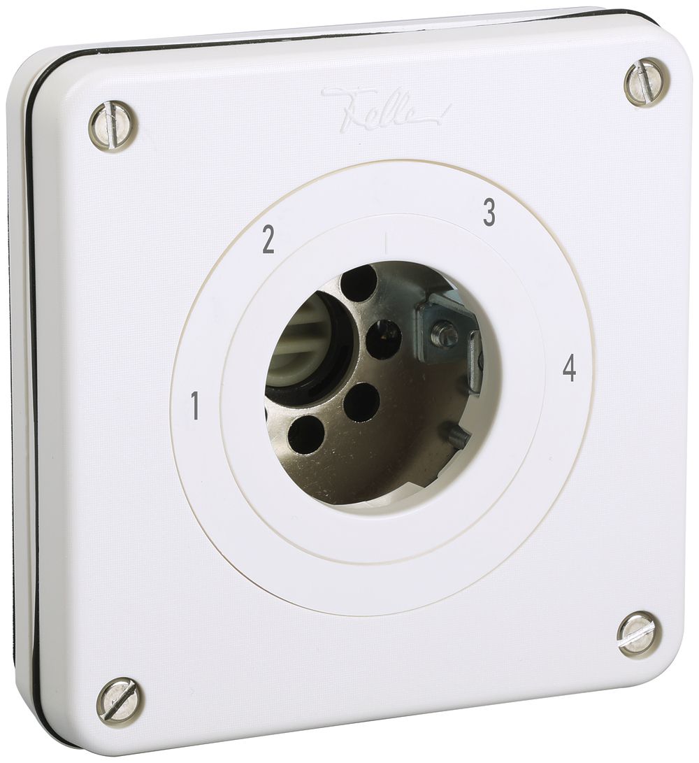 Interruttore graduato INC senza cilindro NEVO 2P, IP21, 1-2-3-4, rit.9, bianco