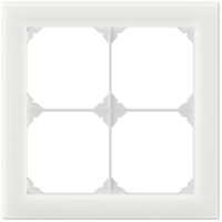 UP-Kopfzeile EDIZIO.liv prestige SNAPFIX® 2×2 154×154mm glas weiss