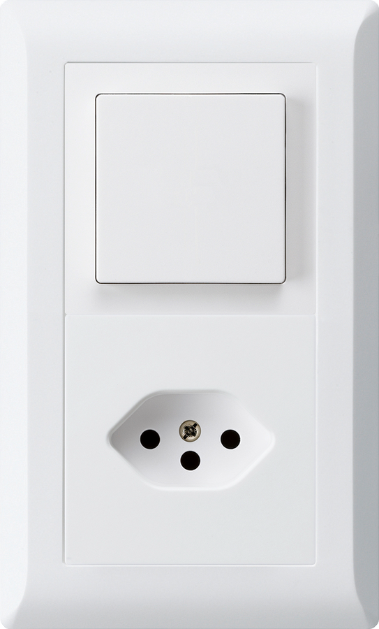 Combinaison ENC KLI 2x1, Poussoir AR + T13 bc