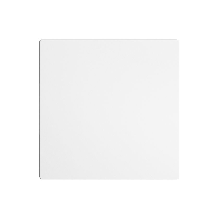 Blindabdeckung EDIZIOdue weiss, ohne Zentrumsschraube