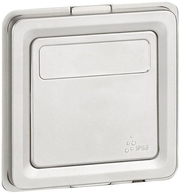 UP-Wipptaster Soliroc W/1L mit Etikette verchr.