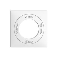 Kit frontal Sommer-Winter-Sommer-Winter EDIZIOdue 60×60mm blanc