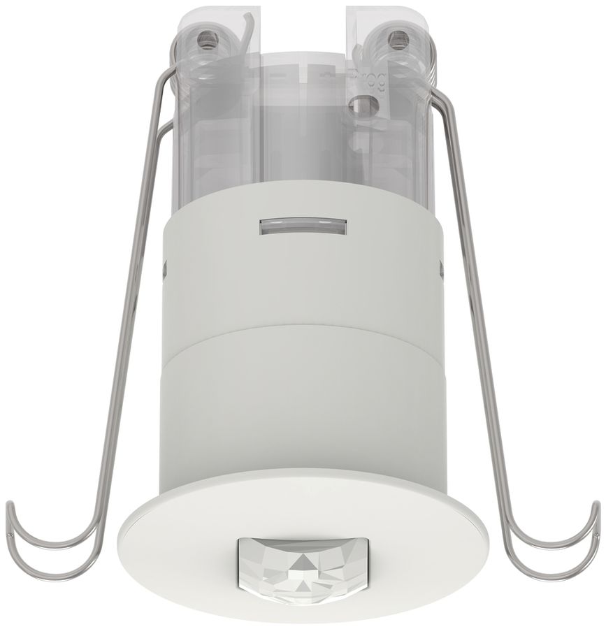 EB-Präsenzmelder Schneider Electric Mini KNX, Ø43×71mm, weiss