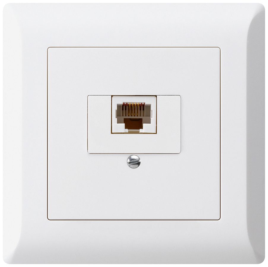 UP-Anschlussdose kallysto.line 1×RJ45u weiss