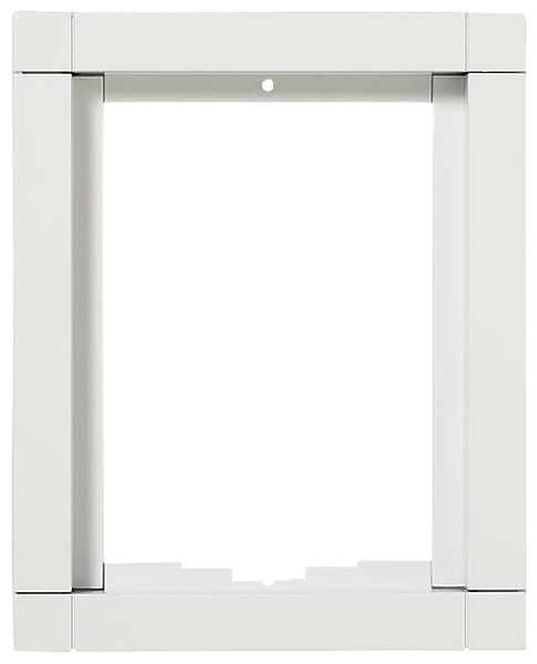 Cornice combinato Siedle, in alluminio, 131×163×15mm, bianco