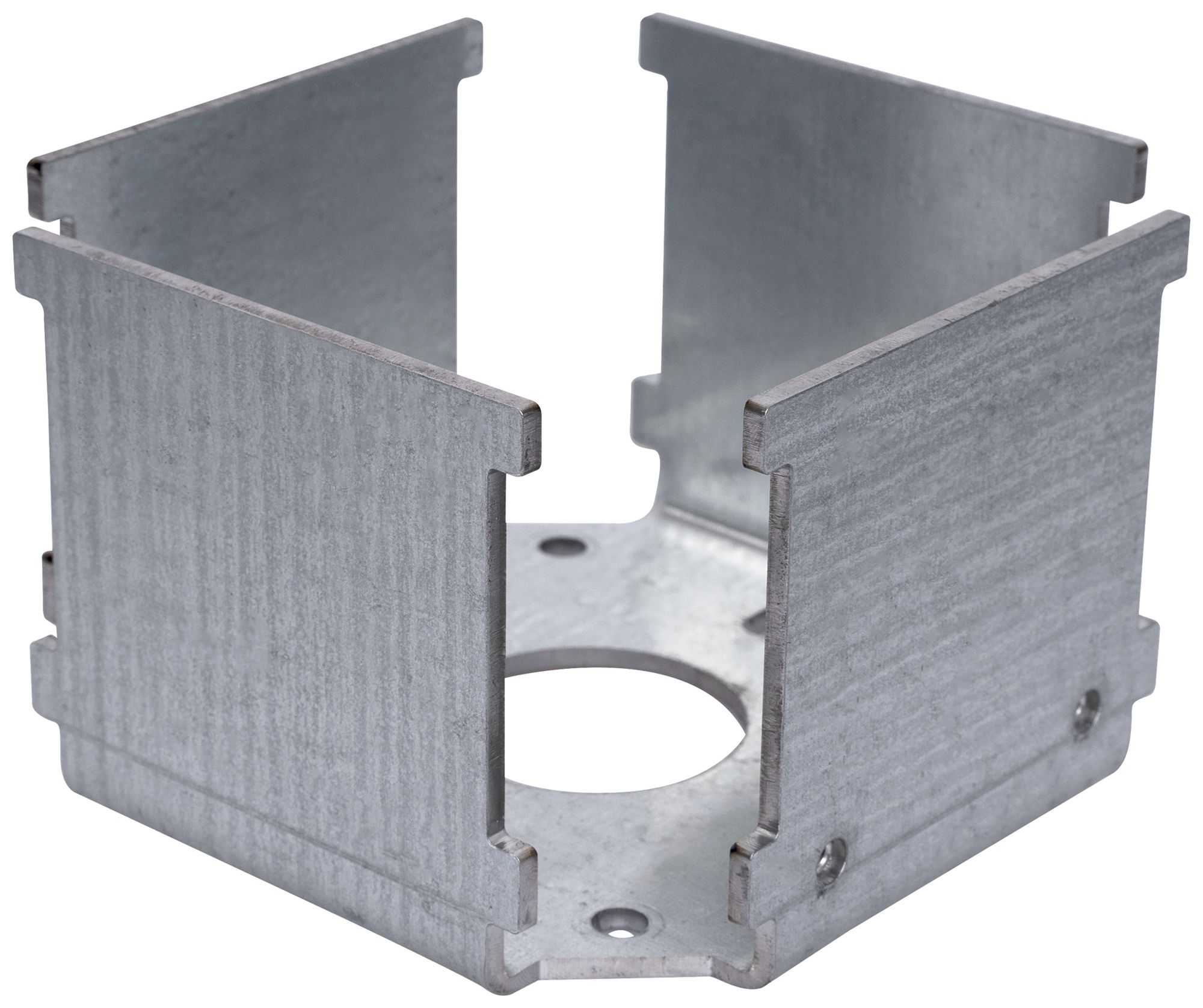 Plaque de montage DOTLUX WAY acier 115×115×75mm gris