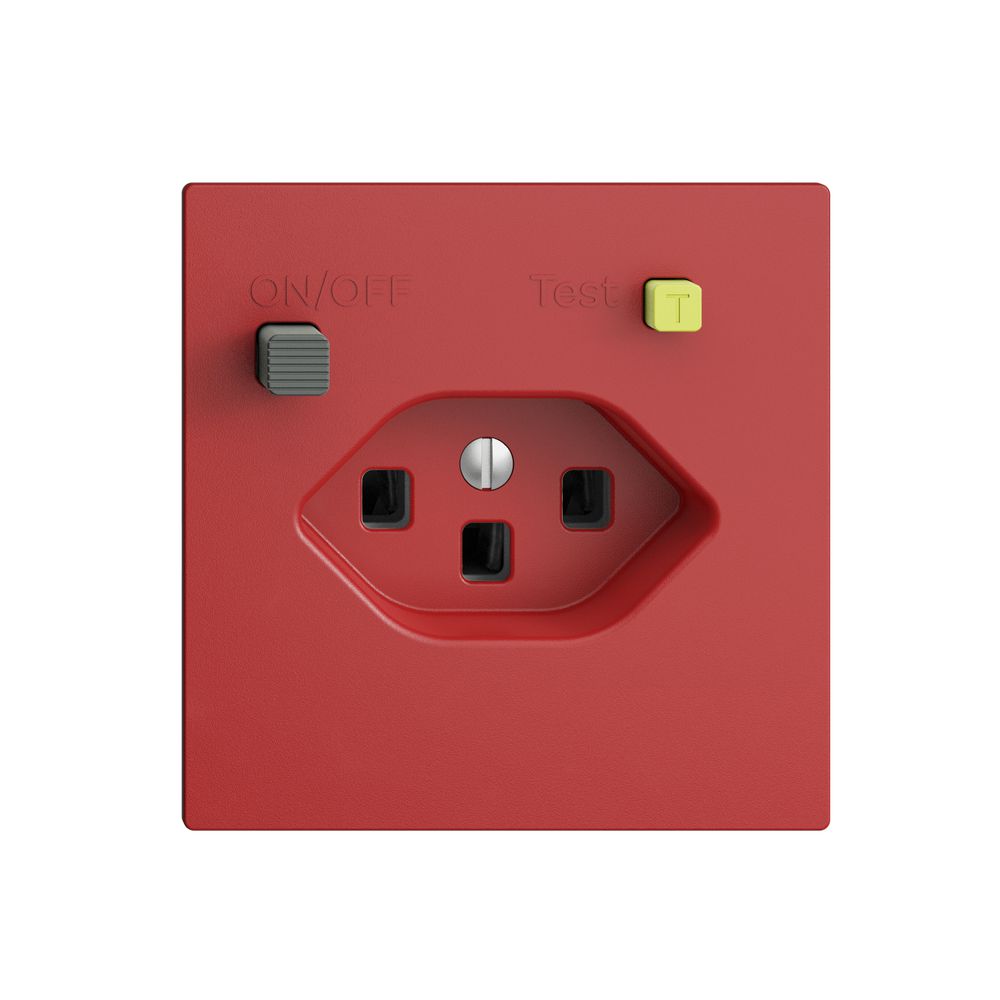 UP-Steckdose EDIZIOdue T23 FI 30mA F, berry