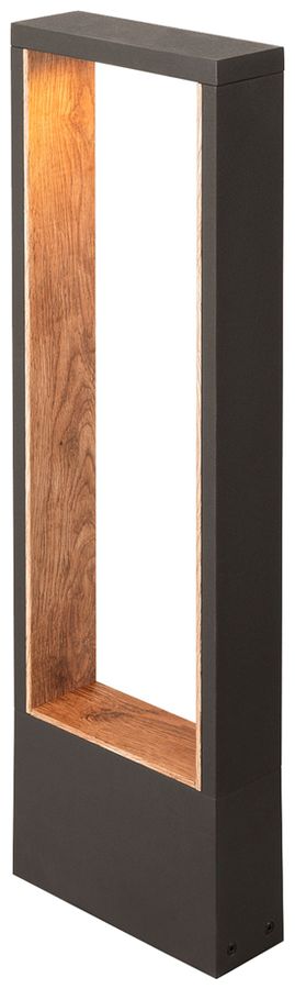 LED-Wegeleuchte SLV FLATT 10W 650lm 2700K IP65 620×180×60mm anthrazit