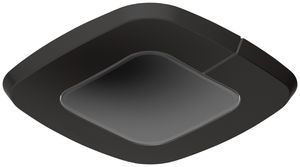 UP-Präsenzmelder Steinel IR Quattro 2.8m 360° 71° eckig schwarz