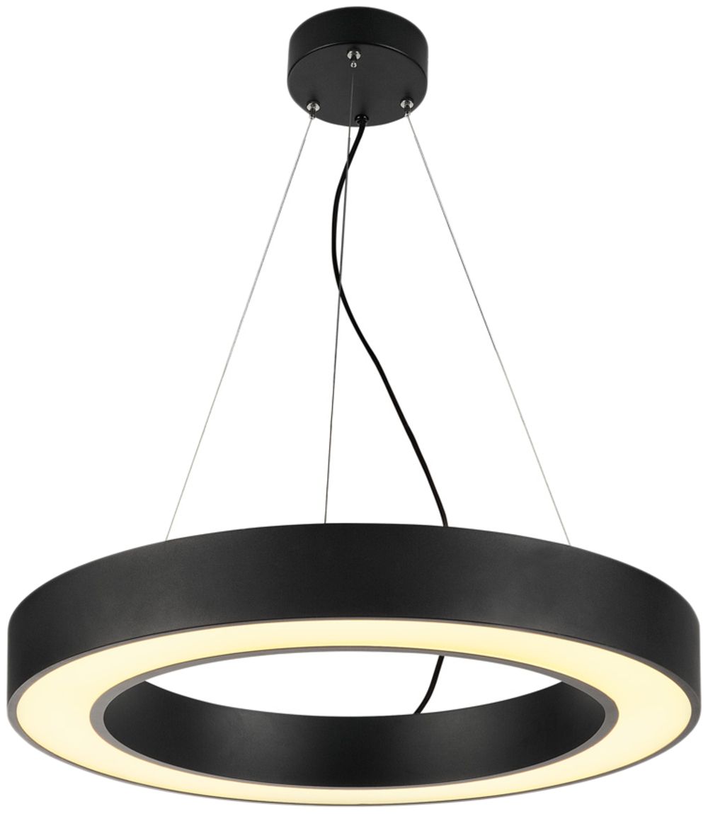 LED-Pendelleuchte SLV MEDO RING 60 33W 2200lm 3000K IP20 schwarz