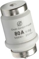 D-Sicherung Hager DTIV 34×56mm, Auslösecharakteristik T-träge 80A gG