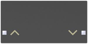 Taste SIDUS 2/4f zu Tastsensor mit Pfeil auf/ab, anthrazit