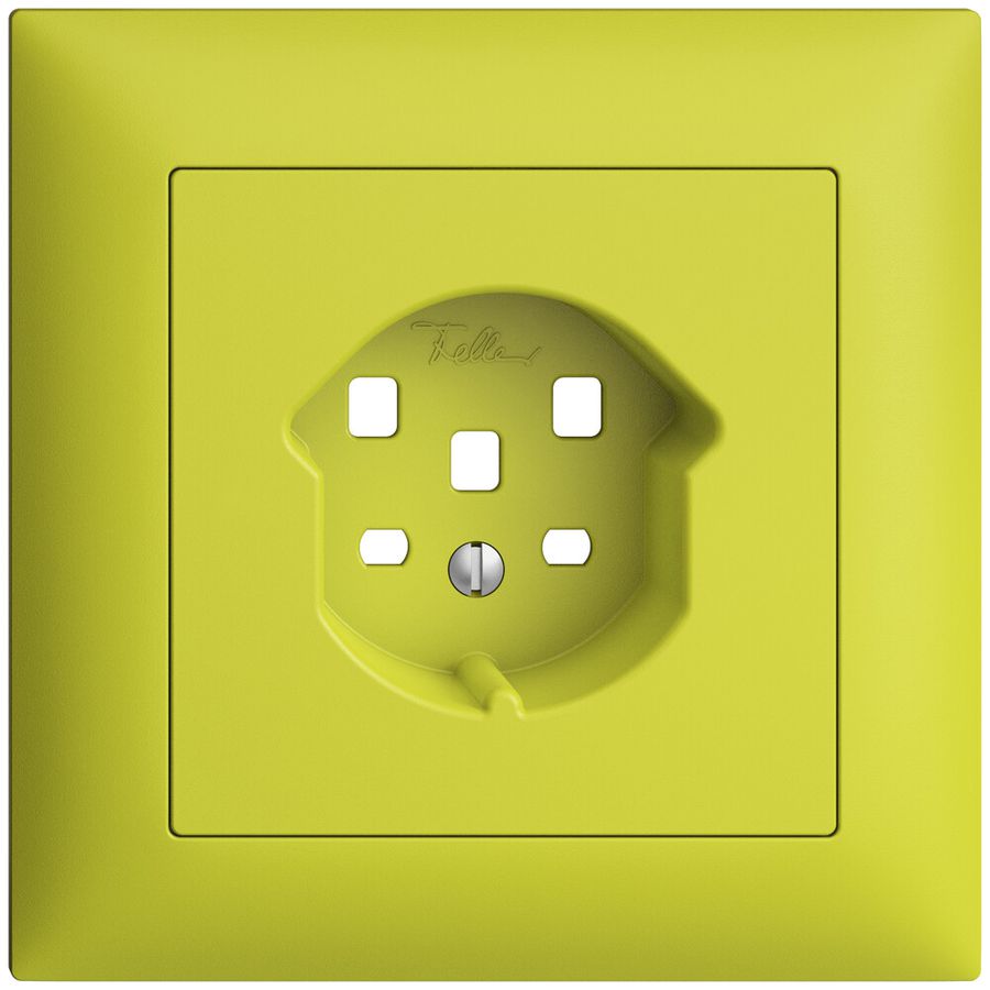 Frontset EDIZIOdue lemon 88×88mm 1×T25