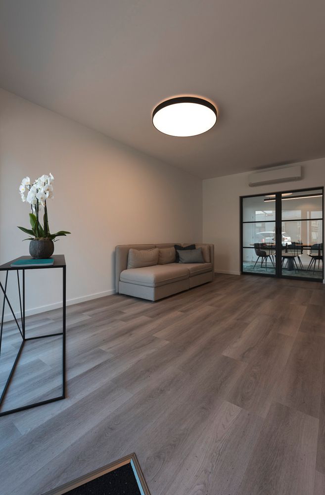 LED-Deckenleuchte SLV MEDO 90 CORONA CW TRIAC 78W 10225lm 3000/4000 Ø900 schwarz