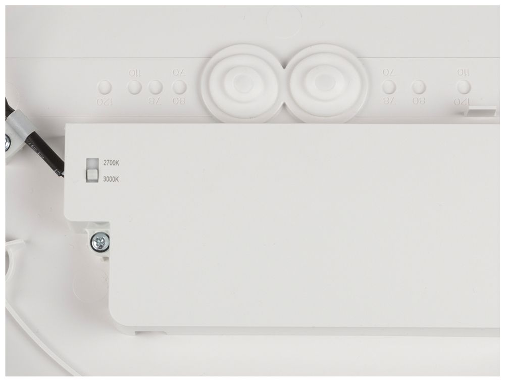 LED-Decken-/Wandleuchte SLV DECONA 30 18W 1530lm 927/930 IP44 DIM Ø300 weiss