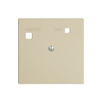 Frontset EDIZIOdue zu FI-Steckdose F, blind, vanille