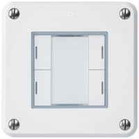 UP-Taster robusto A KNX 4× RGB LED s/e-link weiss