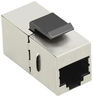 RJ45-Modul VALUE, Keystone, Kat.6A/s f/f, silber