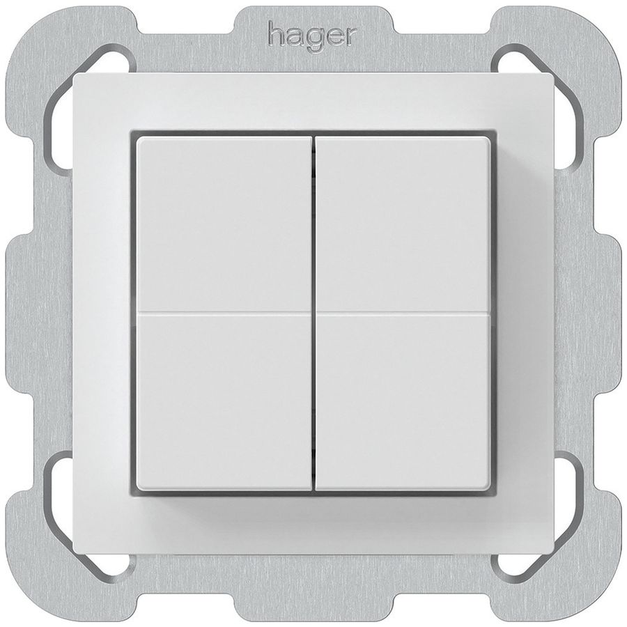 Funktaster Friends of Hue KAL, 4×, 77×77mm, weiss