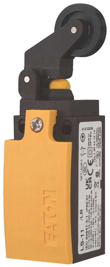 Interruttore di posizione Eaton LS-11/LB 1NC 1NO 6A 0.3A leva a rotella 108mm