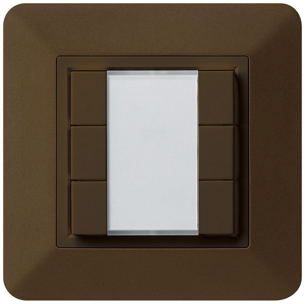 AP-Multifunktionstaster kallysto.trend KNX RF 6-fach braun