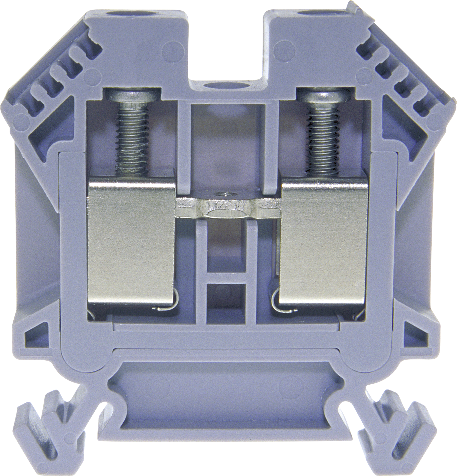 Borne de passage joignable Woertz Ex 4…10mm² 57A 1000V vis 2×1 rail DIN 35mm gr