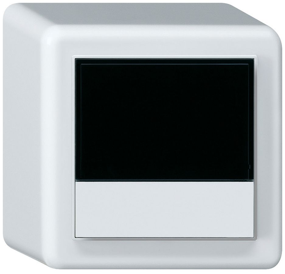 AP-Raumthermostat KNX origin mit Display 88×88×54mm weiss