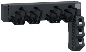 Connecteur de barres collectrices TeSys 3P 3Ph 63A 162mm noir