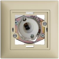 UP-Signallampe EDIZIOdue vanille, 7W ohne flache Kalotte