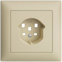 Frontset EDIZIOdue vanille 88×88mm 1×T25